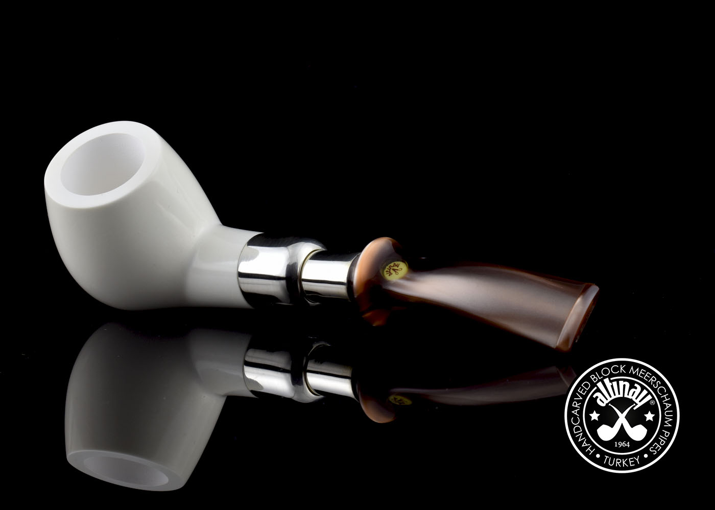 altinay-spigot-apple-meerschaumpfeife-silber-natur-2 image 1