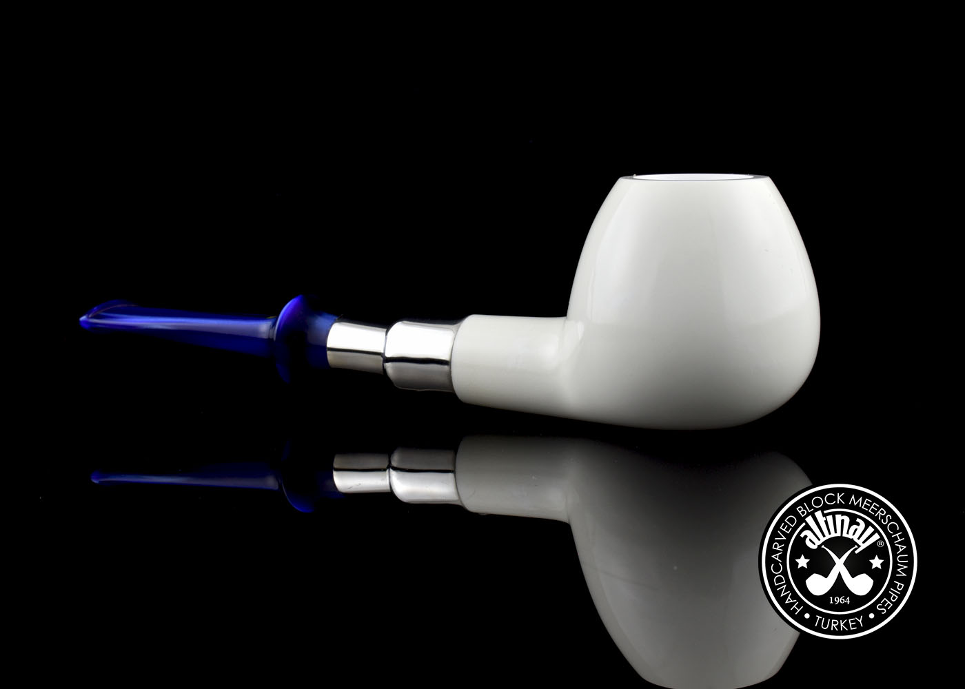 altinay-spigot-apple-meerschaumpfeife-silber-2 image 4