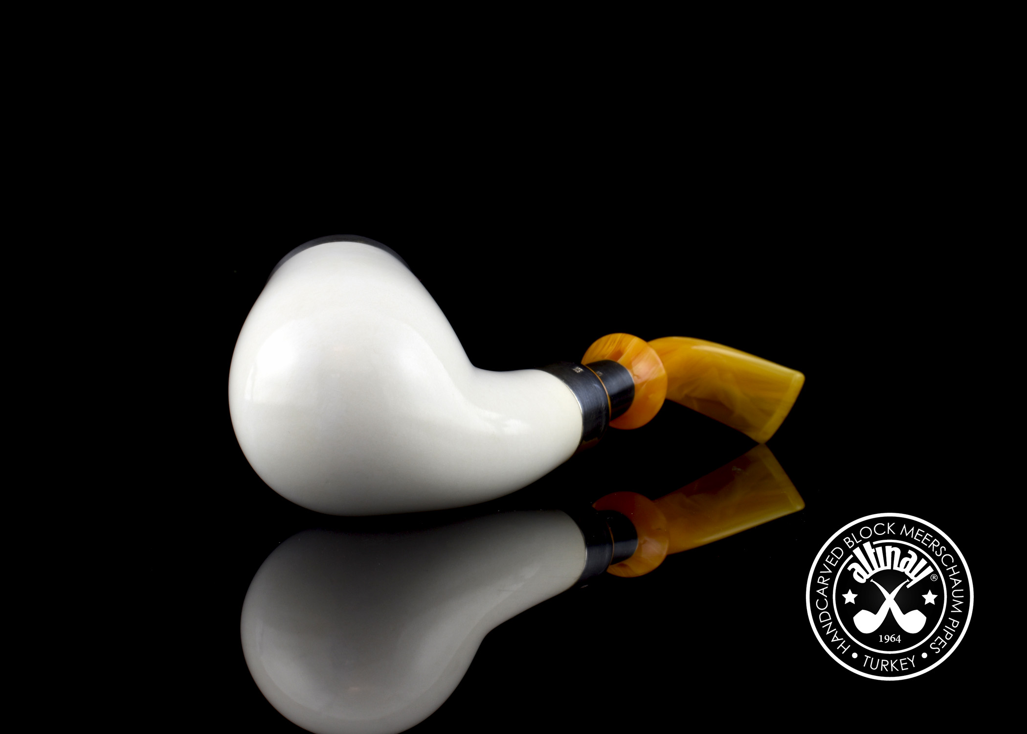 altinay-spigot-brandy-silber-meerschaumpfeife-bernstein image 3
