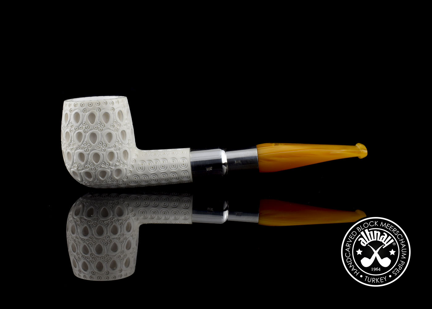 altinay-billiard-spigot-meerschaumpfeife-silber-blockmeerschaum image 3