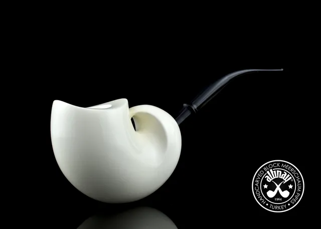 altinay-classic-snail-meerschaumpfeife-schnecke-blockmeerschaum image 1
