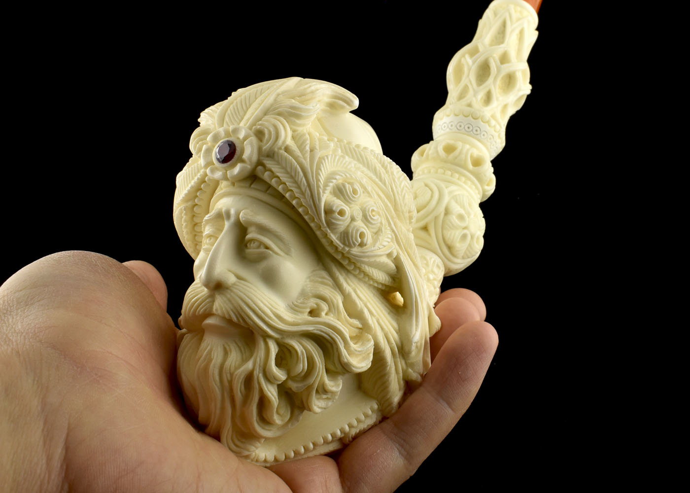 altinay-sultan-saxophone-meerschaumpfeife-tabakpfeife-gebogen image 8