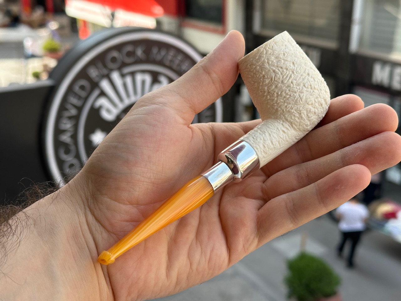 altinay-spigot-army-billiard-meerschaumpfeife-silber-spigot-2 image 2