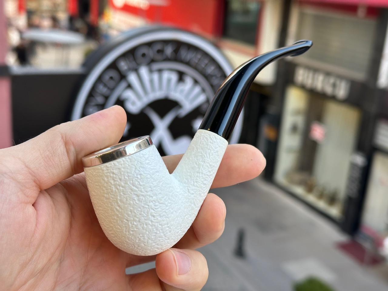 altinay-classic-top-silver-billiard-meerschaumpfeife-gerade image 2