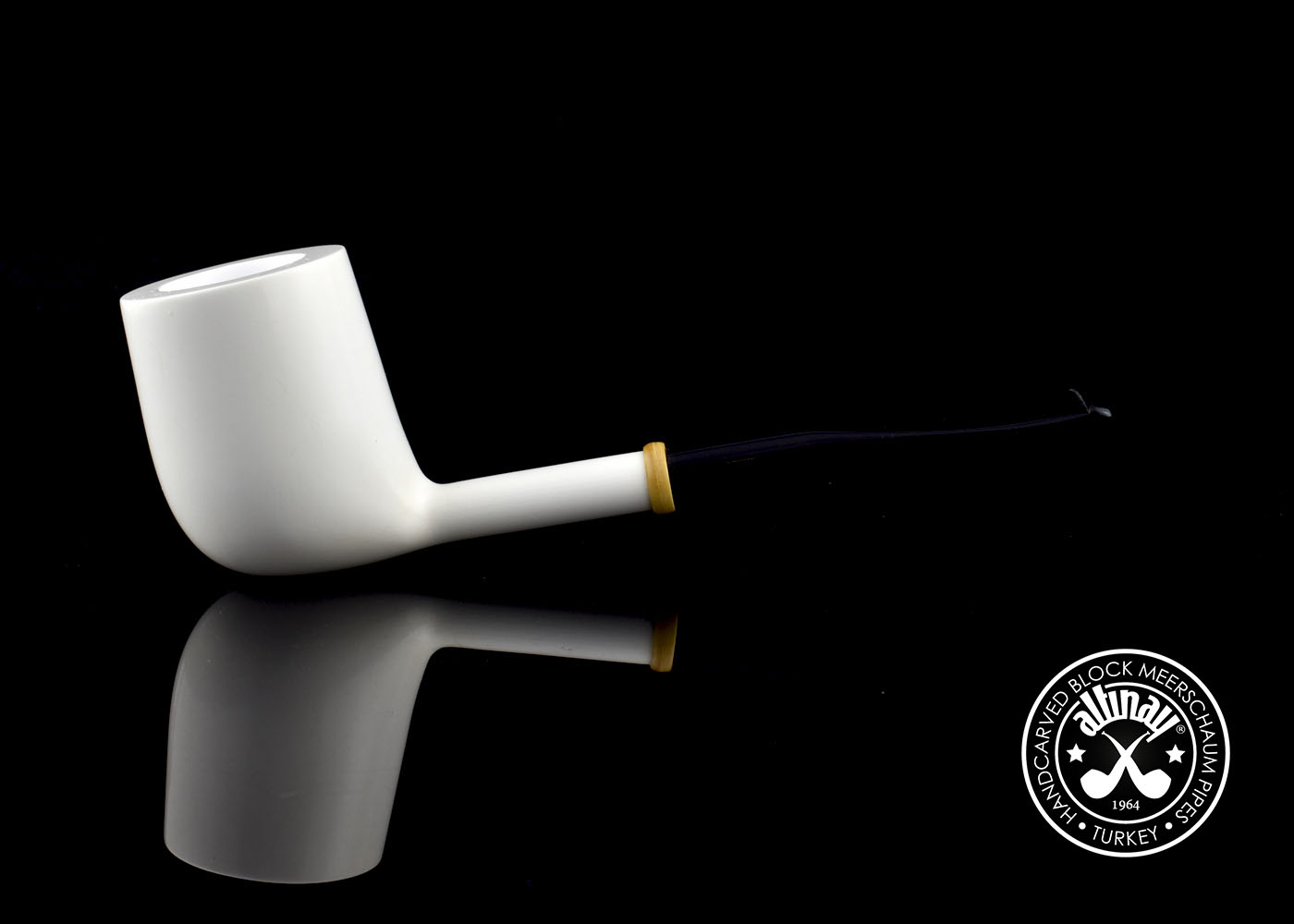 altinay-carbon-billiard-meerschaumpfeife-carbon-inlay image 2