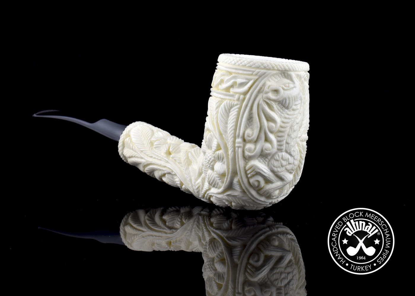 altinay-billiard-meerschaumpfeife-drachenmotiv-tabakpfeife image 1