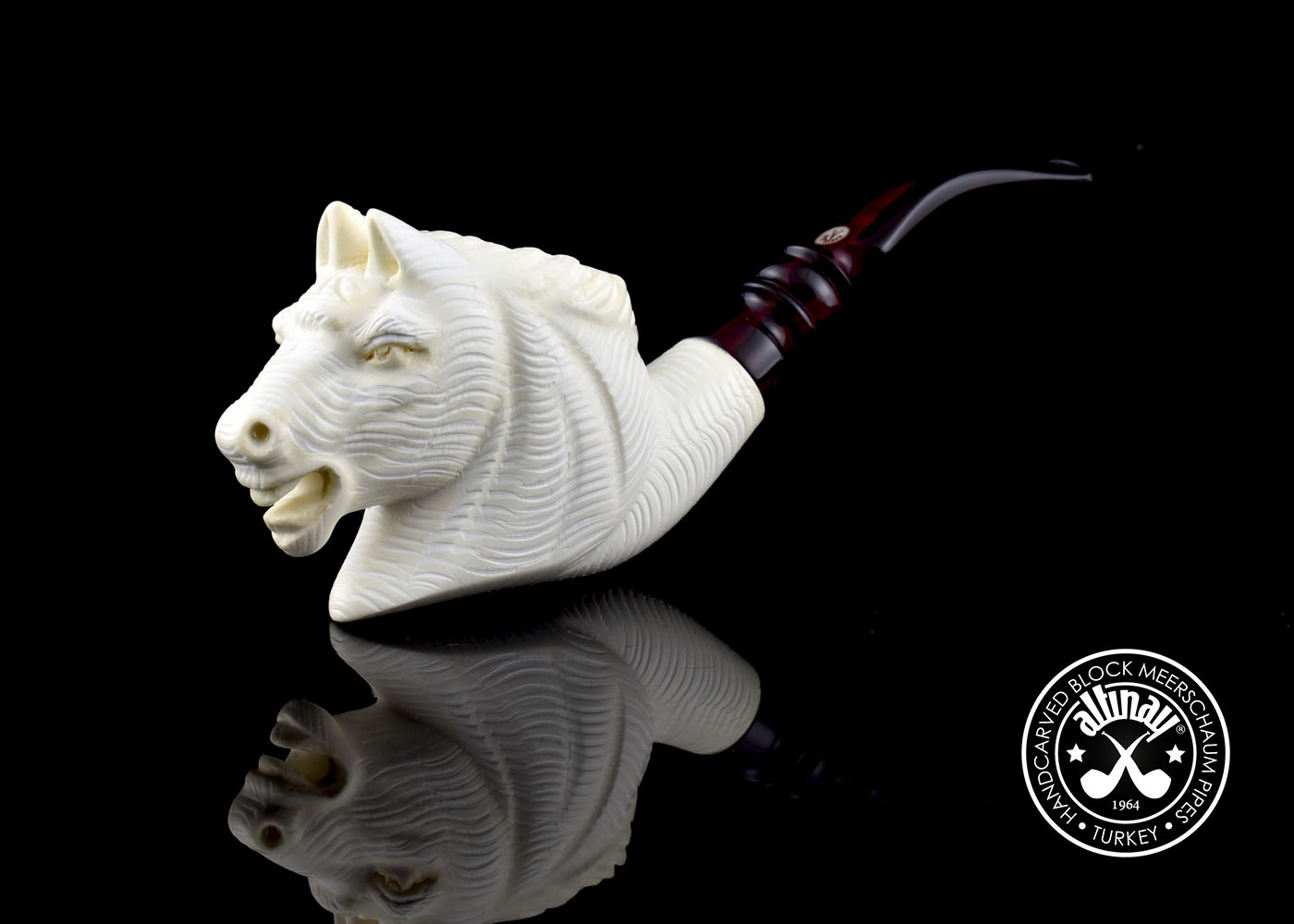 altinay-classic-horse-meerschaumpfeife-pferdekopf image 1