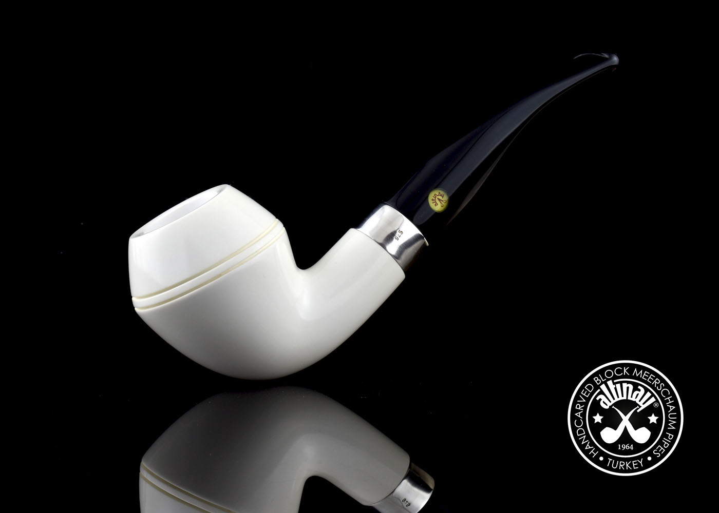 altinay-classic-rhodesian-meerschaumpfeife-mit-silberring image 2