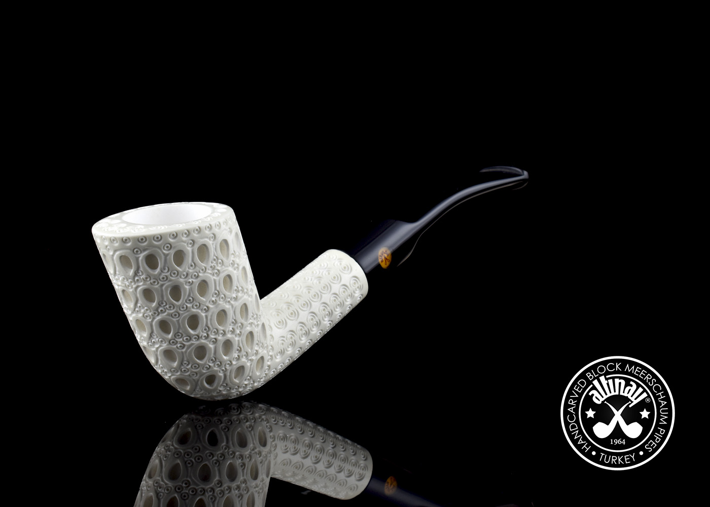 altinay-classic-latticed-meerschaumpfeife-geschnitzt image 1