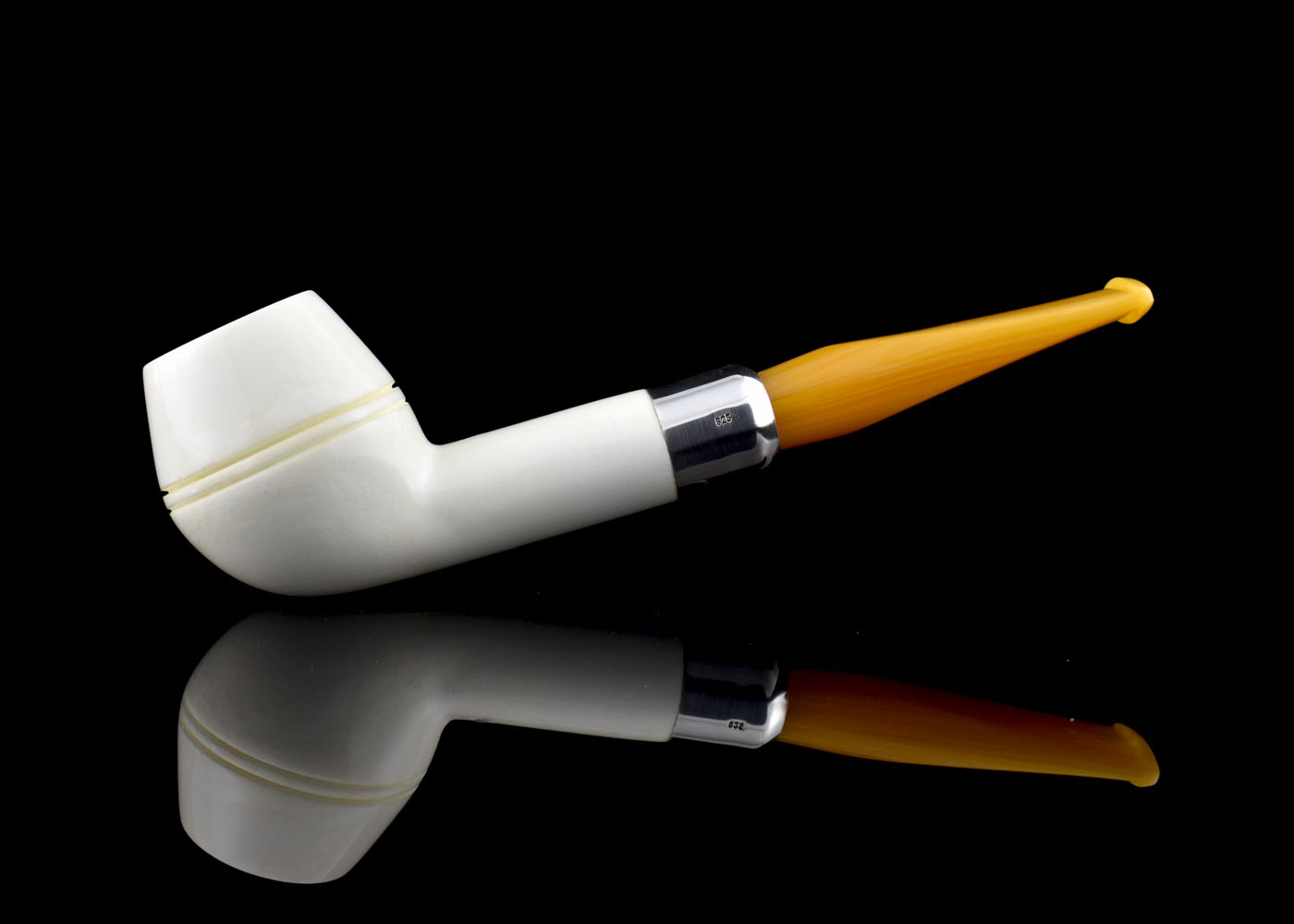altinay-translucent-rhodesian-meerschaumpfeife-silber-army image 3