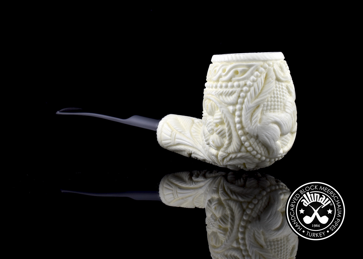 altinay-classic-billiard-meerschaumpfeife-hirschmotiv image 5