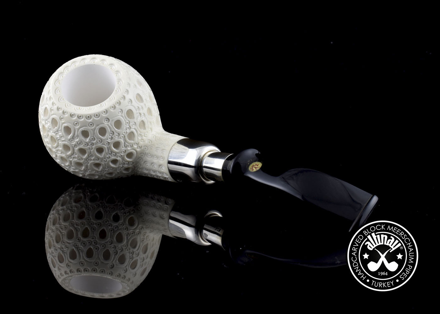 altinay-spigot-ball-meerschaumpfeife-silber-spigot-rund image 4