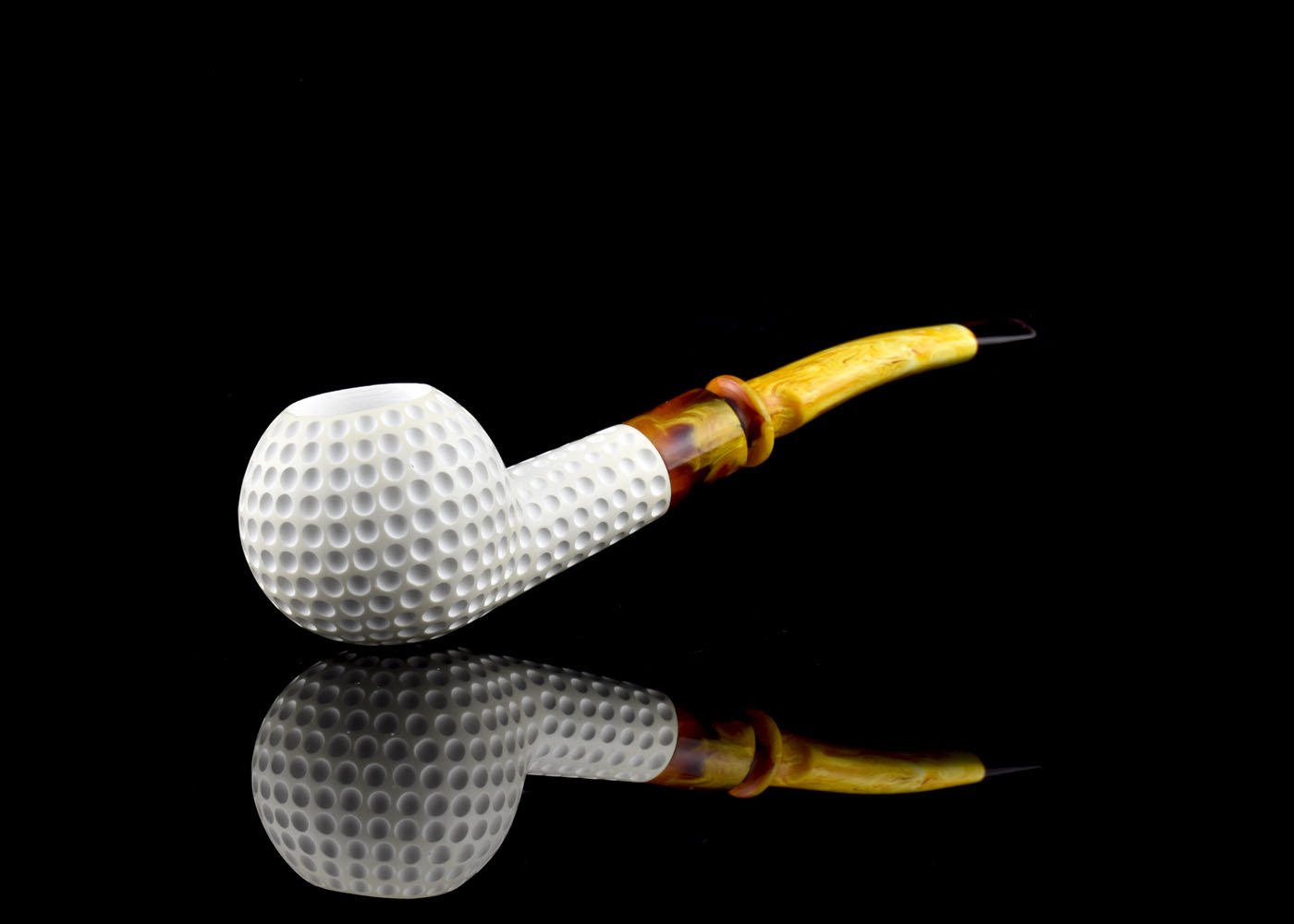 altinay-classic-golf-meerschaumpfeife-golfball-optik image 2