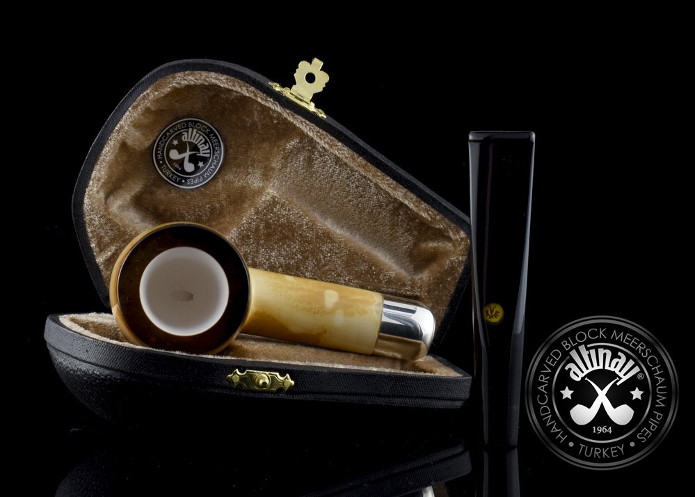 altinay-calcined-billiard-army-meerschaumpfeife-silber image 5