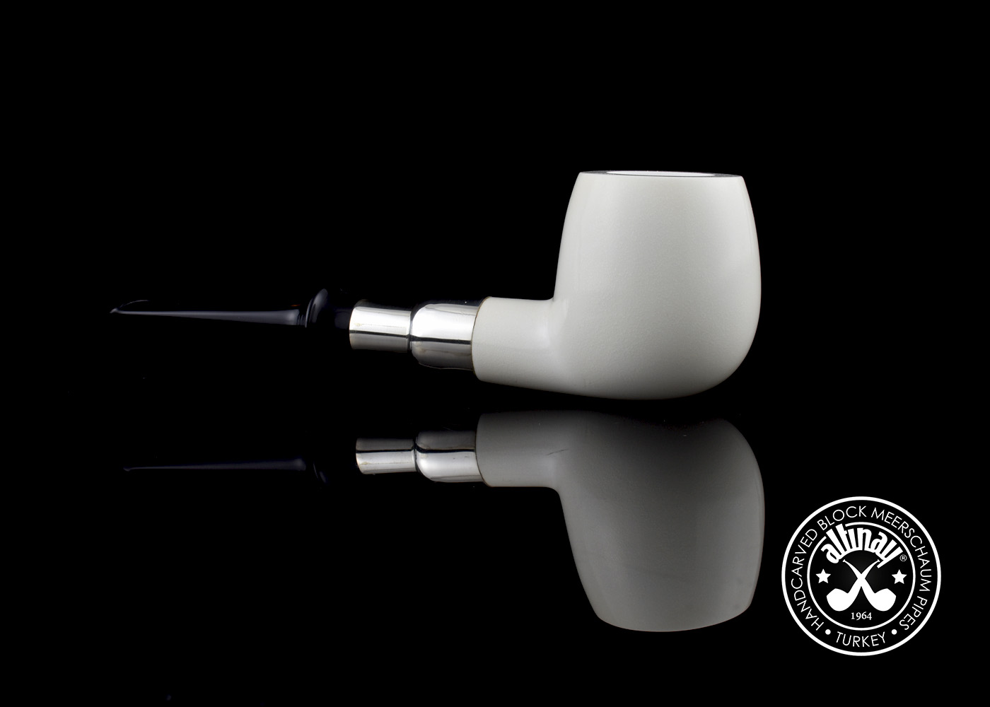 altinay-spigot-army-apple-meerschaumpfeife-silber-spigot-3 image 3