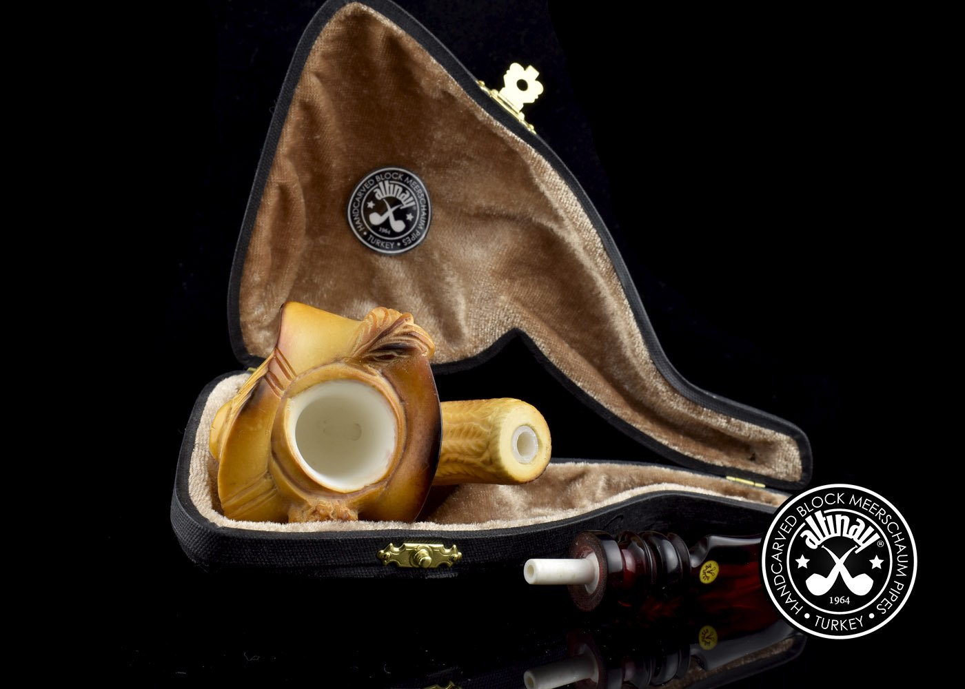 altinay-classic-pirate-meerschaumpfeife-totenkopf image 5
