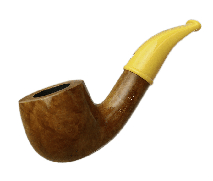 savinelli-mini-601-bent-billiard-tabakpfeife-gelb-6mm image 1