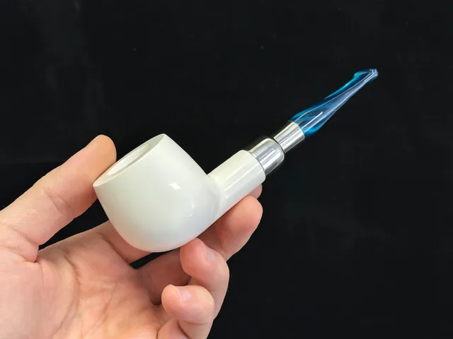 altinay-spigot-apple-meerschaumpfeife-silberring-2 image 1