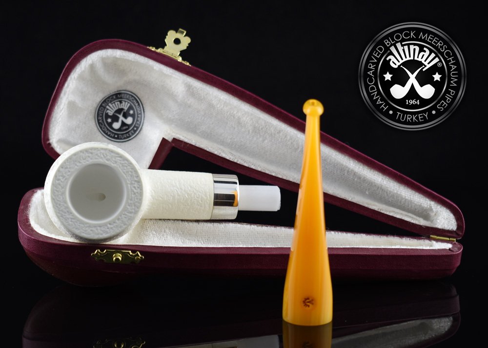 altinay-classic-billiard-meerschaumpfeife-silberband-acryl image 6