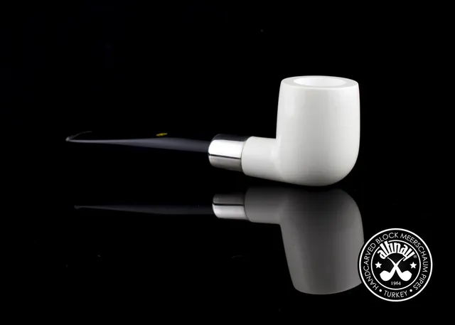 altinay-billiard-silver-army-meerschaumpfeife-silber image 1