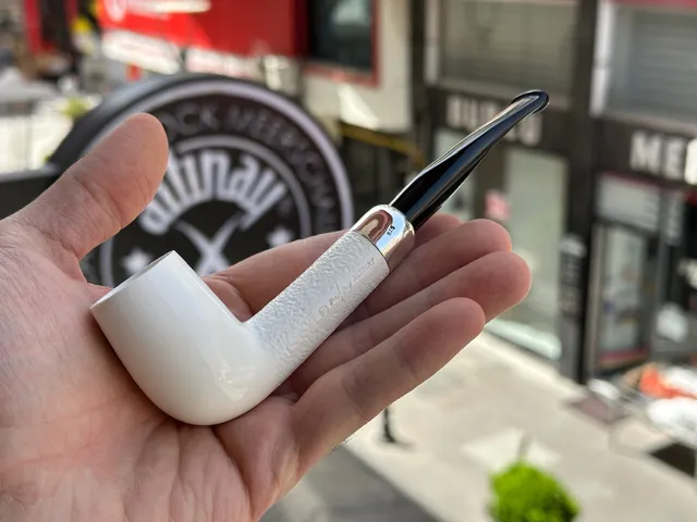 altinay-army-billiard-meerschaumpfeife-silber-army image 1