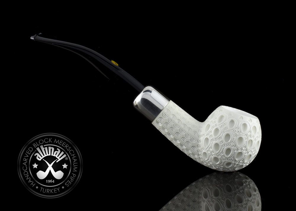 altinay-spigot-army-ball-meerschaumpfeife-silberring image 4