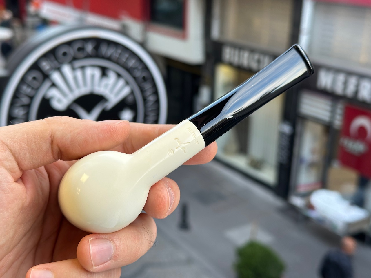 altinay-classic-billiard-meerschaumpfeife-silberkappe image 4