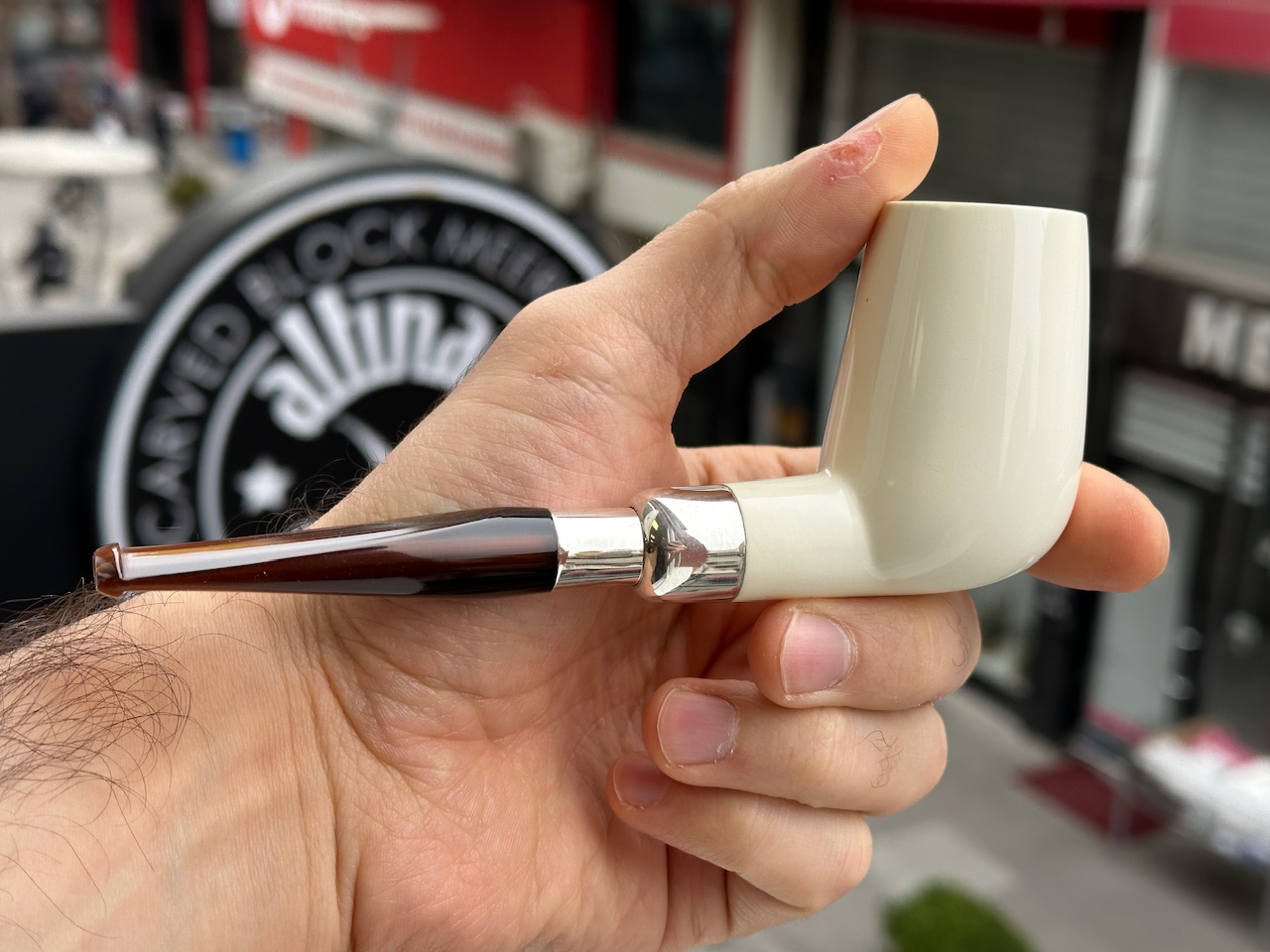 altinay-spigot-billiard-meerschaumpfeife-silber-spigot image 3