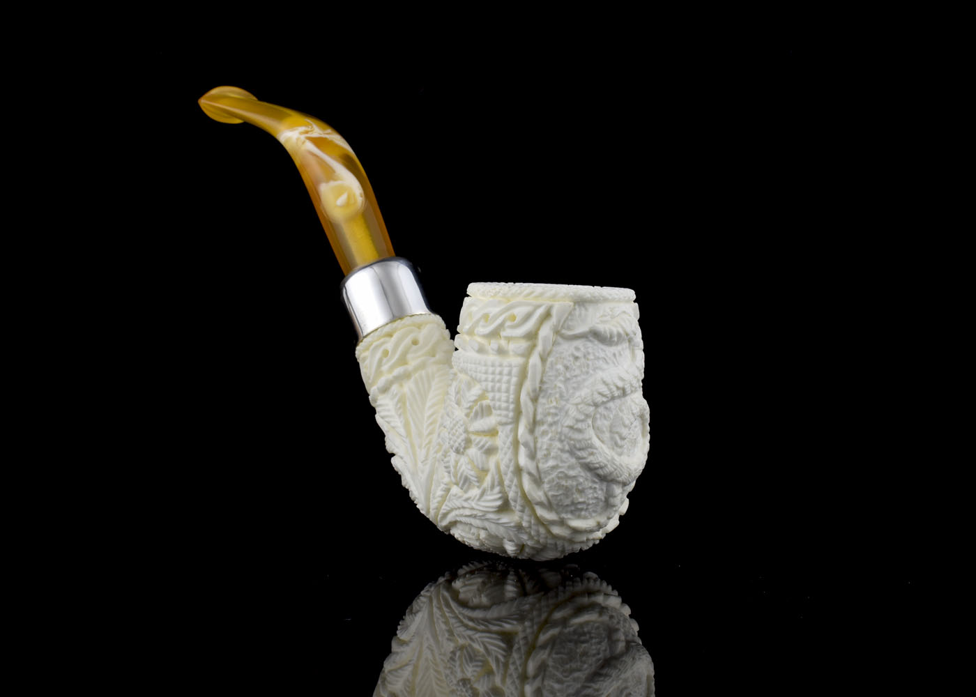 altinay-spigot-billiard-silver-army-meerschaumpfeife-schlange image 1