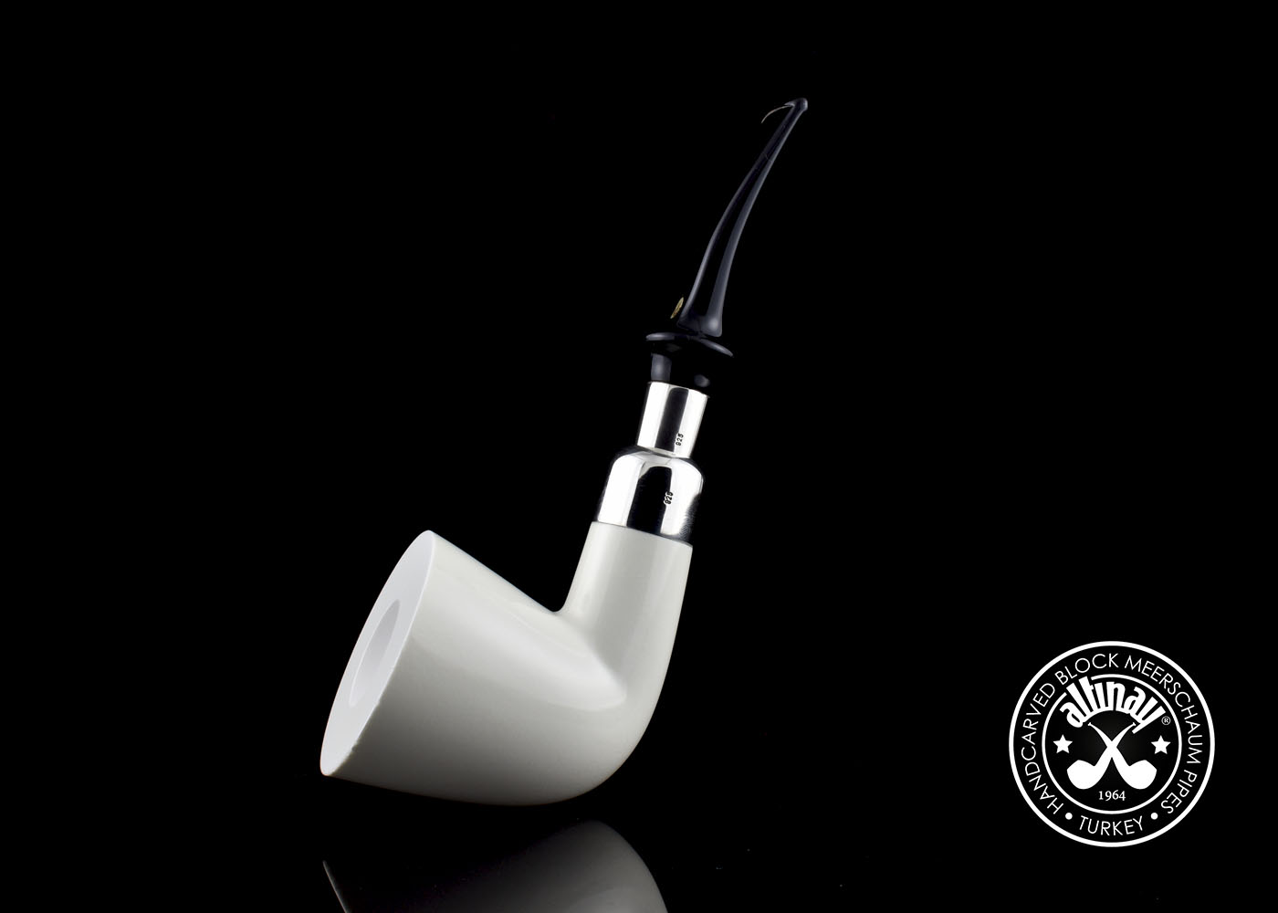 altinay-calabash-meerschaumpfeife-silberspigot-gro image 1