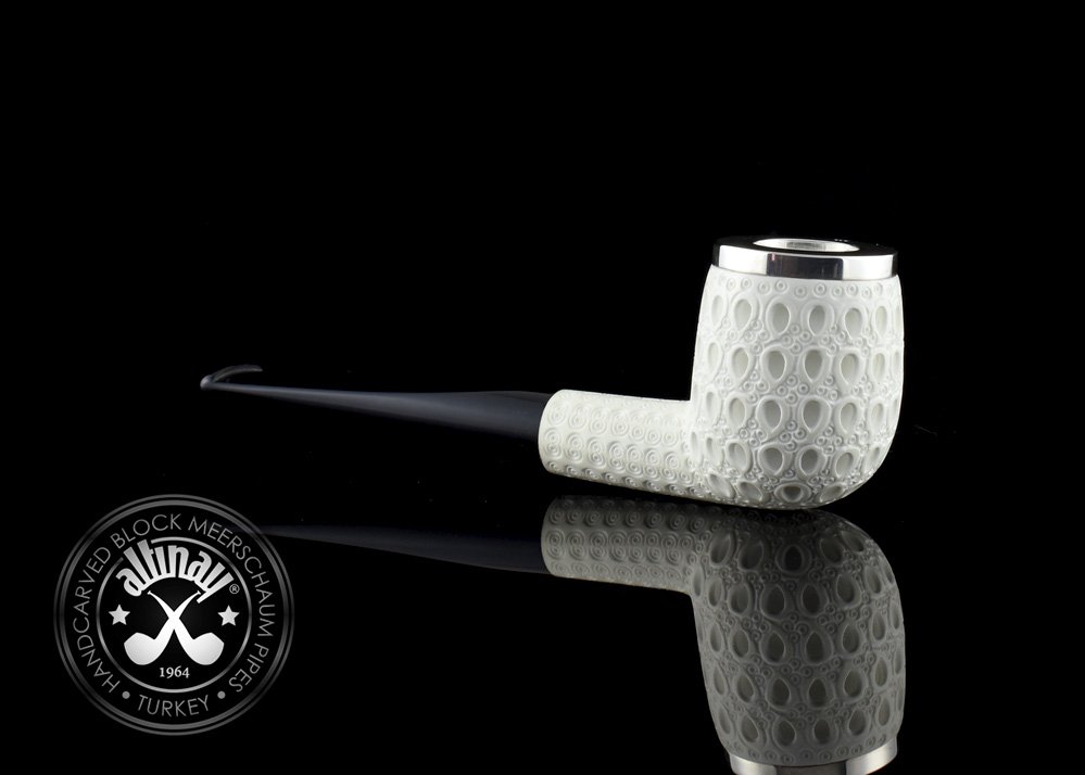 altinay-classic-billiard-meerschaumpfeife-silberband-2 image 1