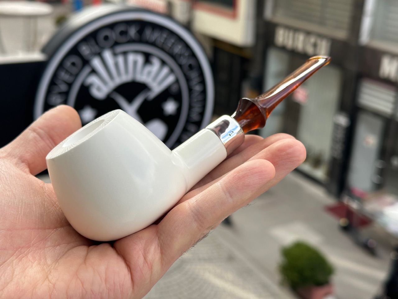 altinay-spigot-xl-apple-silber-army-meerschaumpfeife image 1