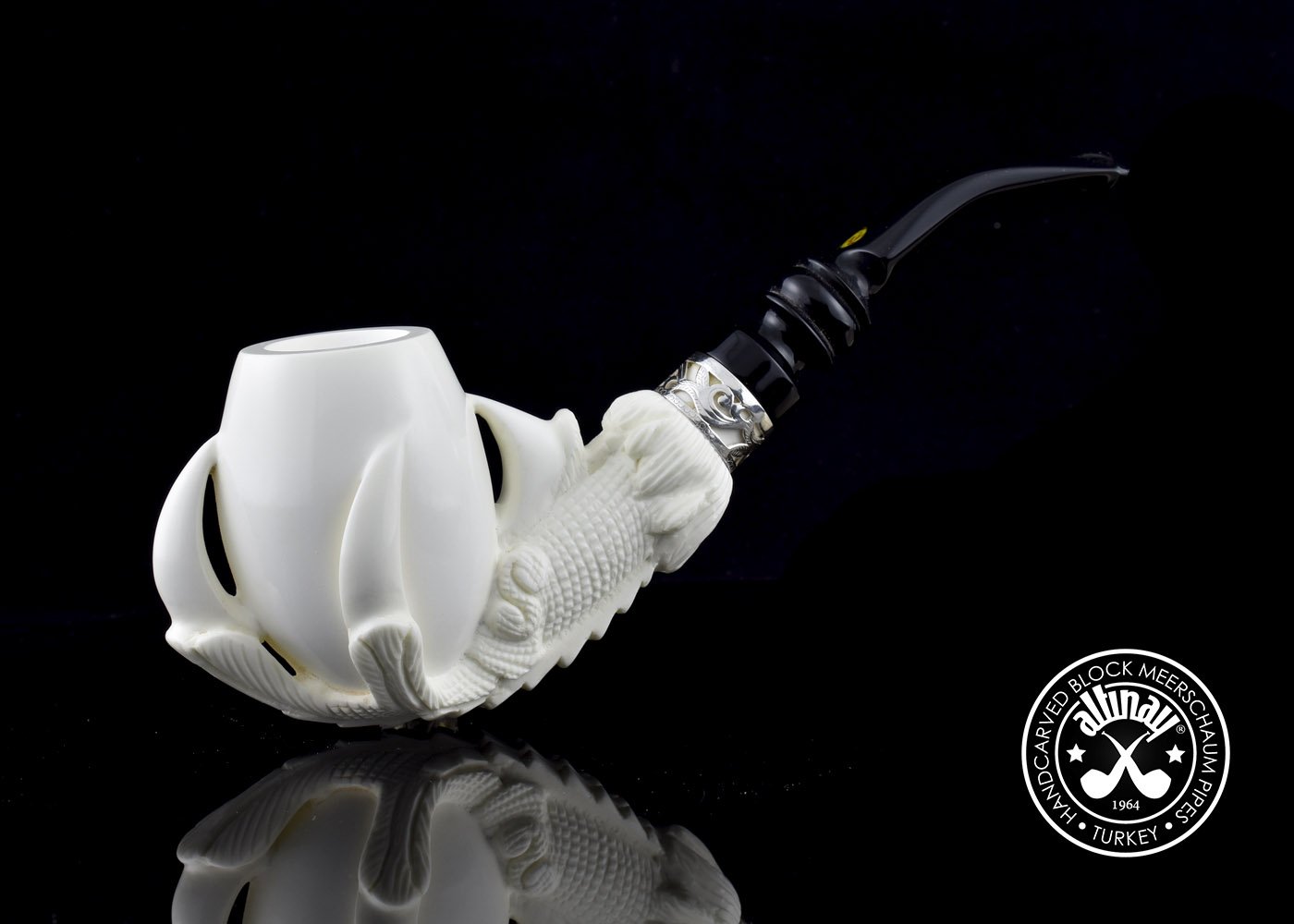 altinay-eagle-s-claw-geschnitzte-meerschaumpfeife-kralle image 1