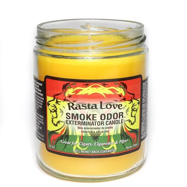 smoke-odor-exterminator-duftkerze-rasta-love-13oz-enzym image 1