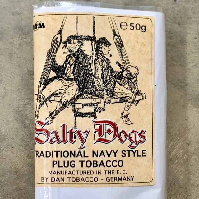 dan-tobacco-salty-dogs-plug-pfeifentabak-50g-rum-virginia image 1
