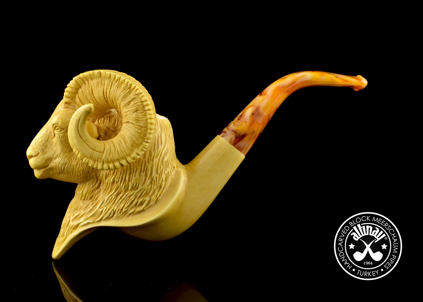 altinay-classic-dal-sheep-ram-meerschaumpfeife-figur image 3