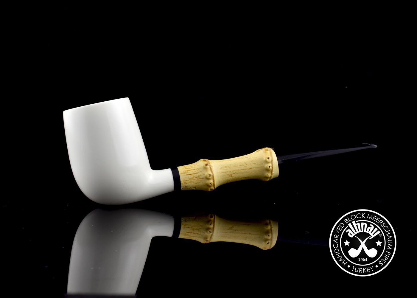 altinay-bamboo-billiard-meerschaumpfeife-bambus-natur-5 image 2