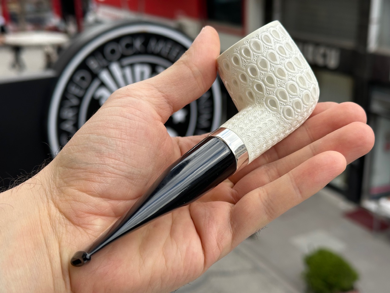 altinay-classic-billiard-meerschaumpfeife-silberring-2 image 2