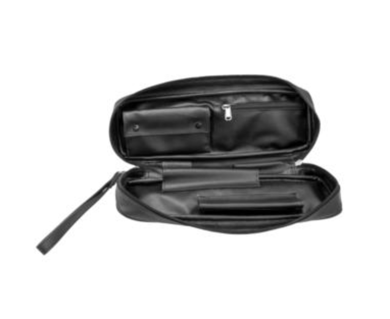 castleford-churchwarden-pfeifentasche-schwarz-vinyl-f-r-2-pfeifen image 2