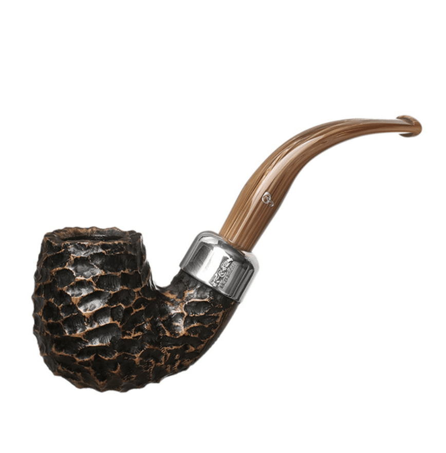 peterson-derry-rusticated-x220-pfeife-bent-billiard-bruy-re image 1