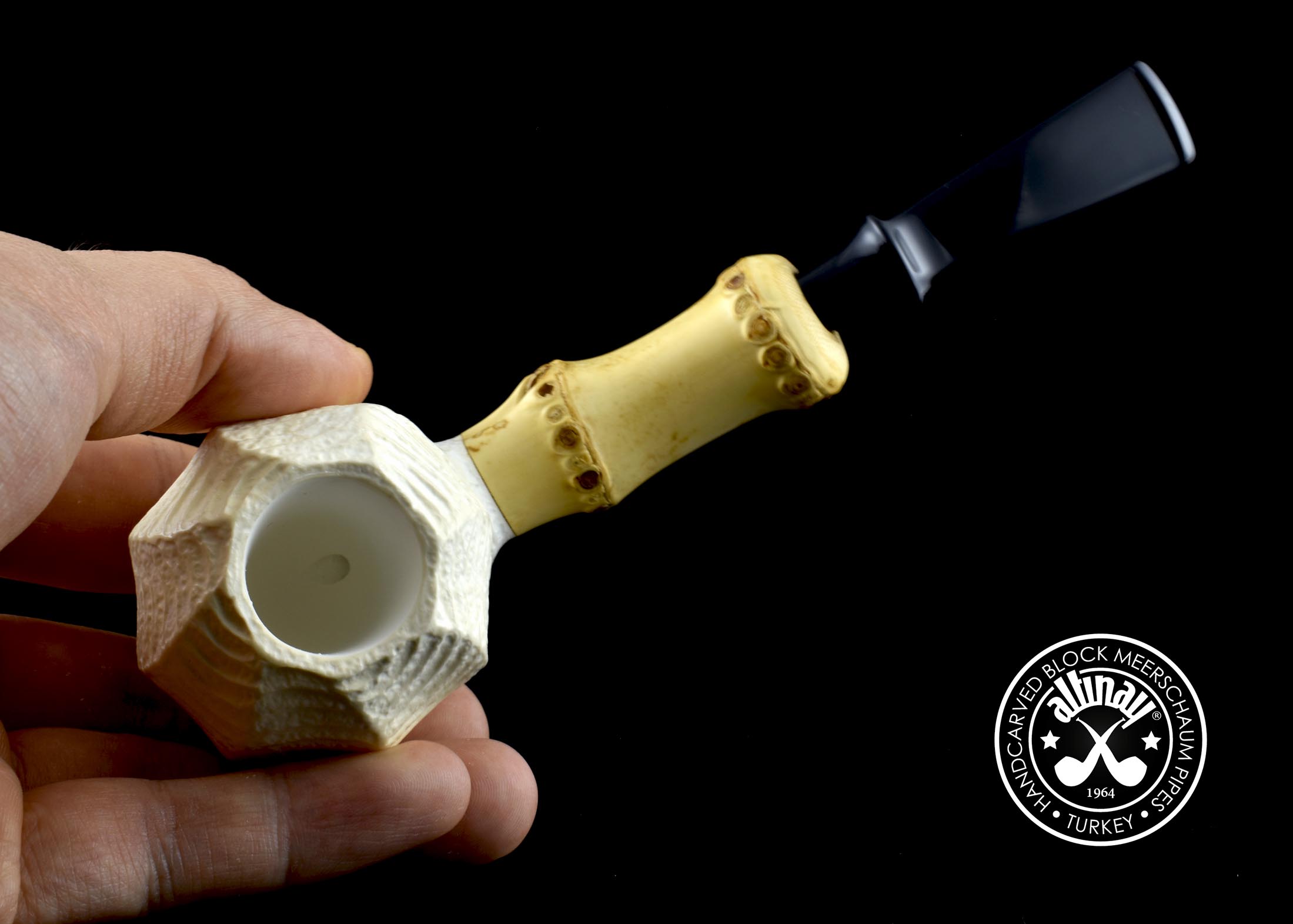 altinay-bamboo-ball-meerschaumpfeife-bambus-rund image 2