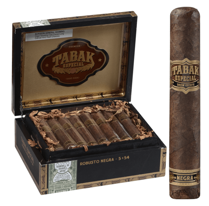 drew-estate-tabak-especial-negra-robusto-zigarre-5x54-maduro image 1