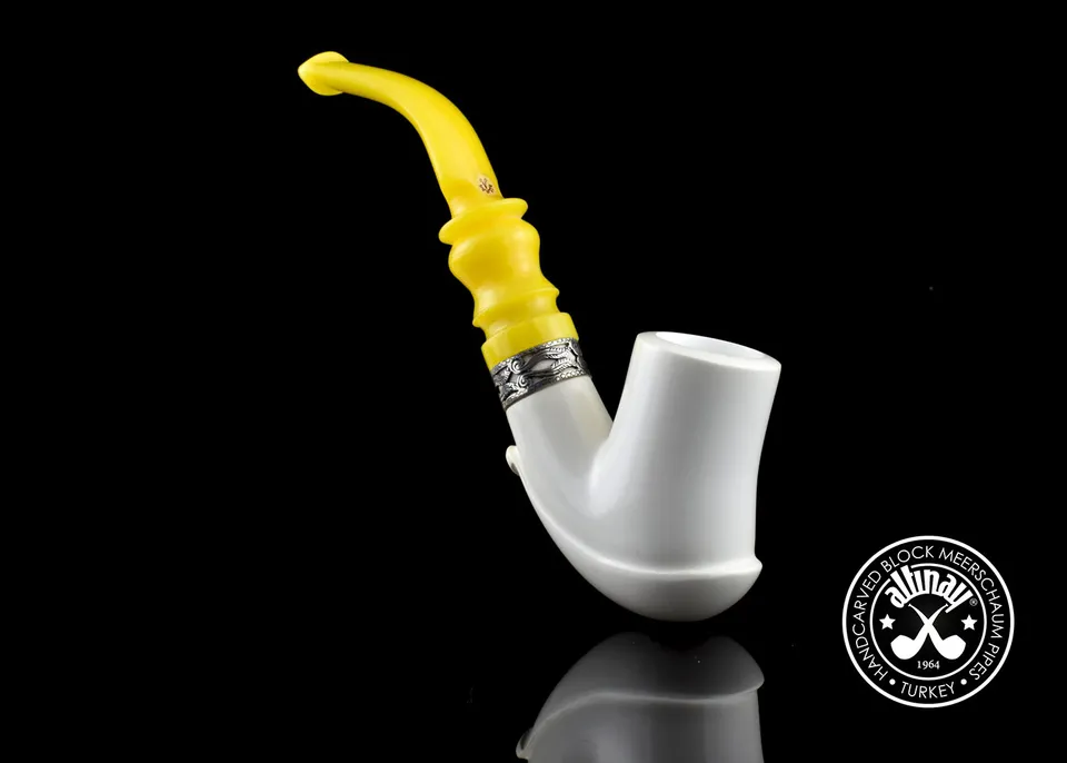 altinay-classic-bent-meerschaumpfeife-silberband-gebogen-2 image 1