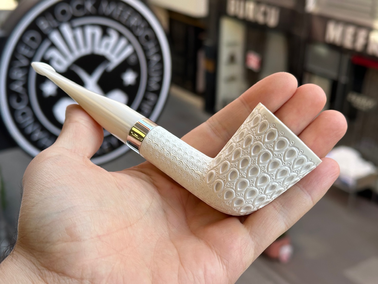 altinay-classic-dublin-meerschaumpfeife-silberband-glatt image 4