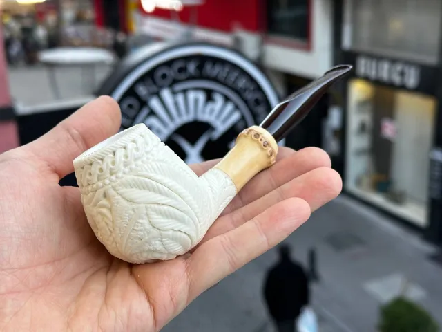altinay-bamboo-brandy-meerschaumpfeife-drachenmotiv-bambus image 1