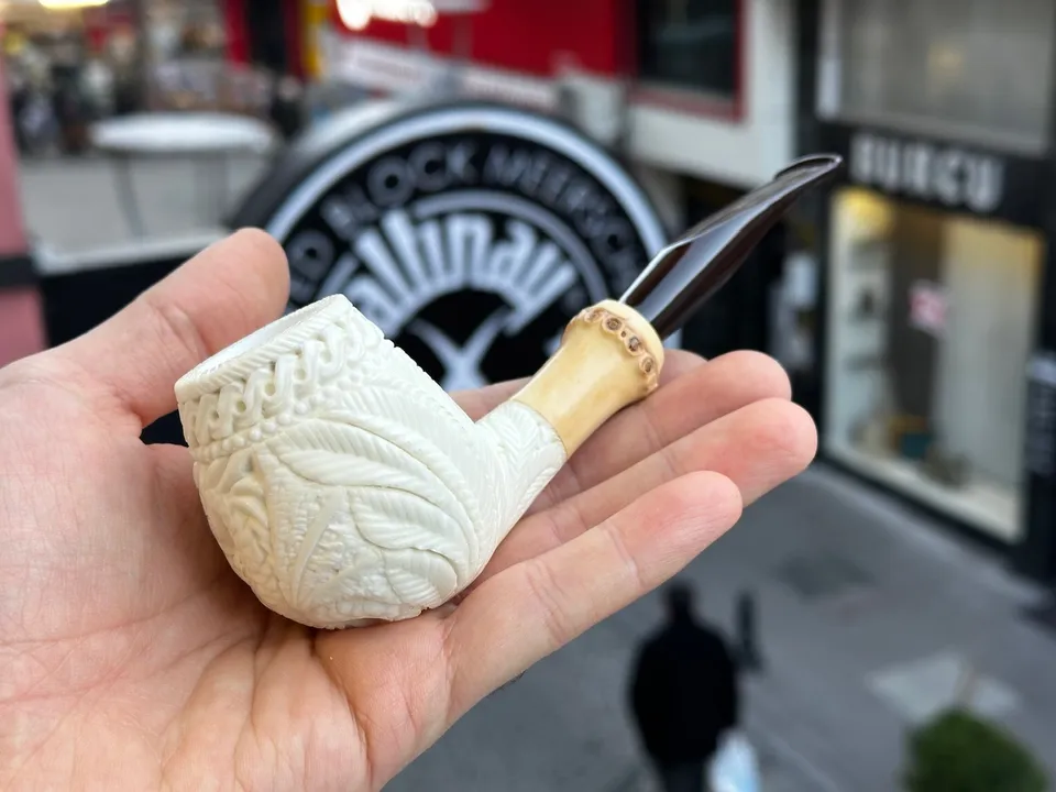 altinay-bamboo-brandy-meerschaumpfeife-drachenmotiv-bambus image 1