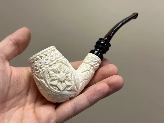 altinay-classic-billiard-meerschaumpfeife-gerade-natur-3 image 1
