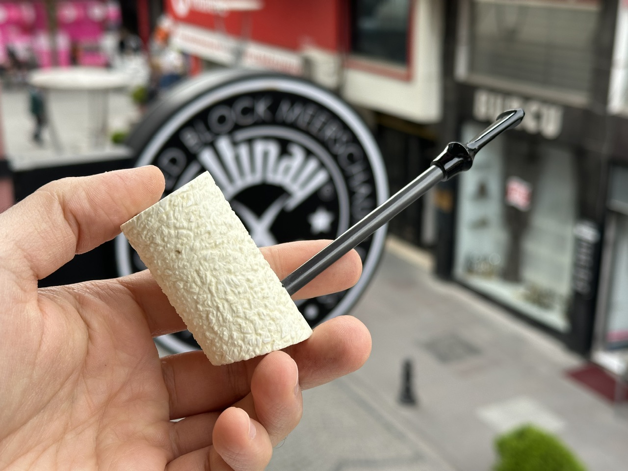 altinay-carbon-fiber-poker-meerschaumpfeife-sitzpfeife-natur image 1