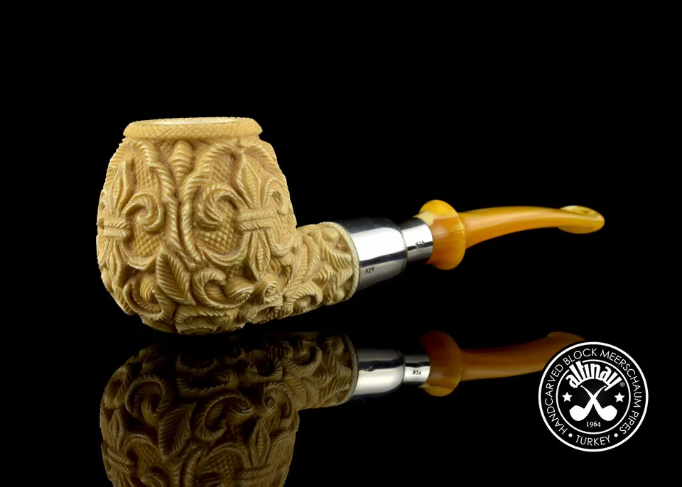 altinay-spigot-apple-meerschaumpfeife-silber-spigot image 1