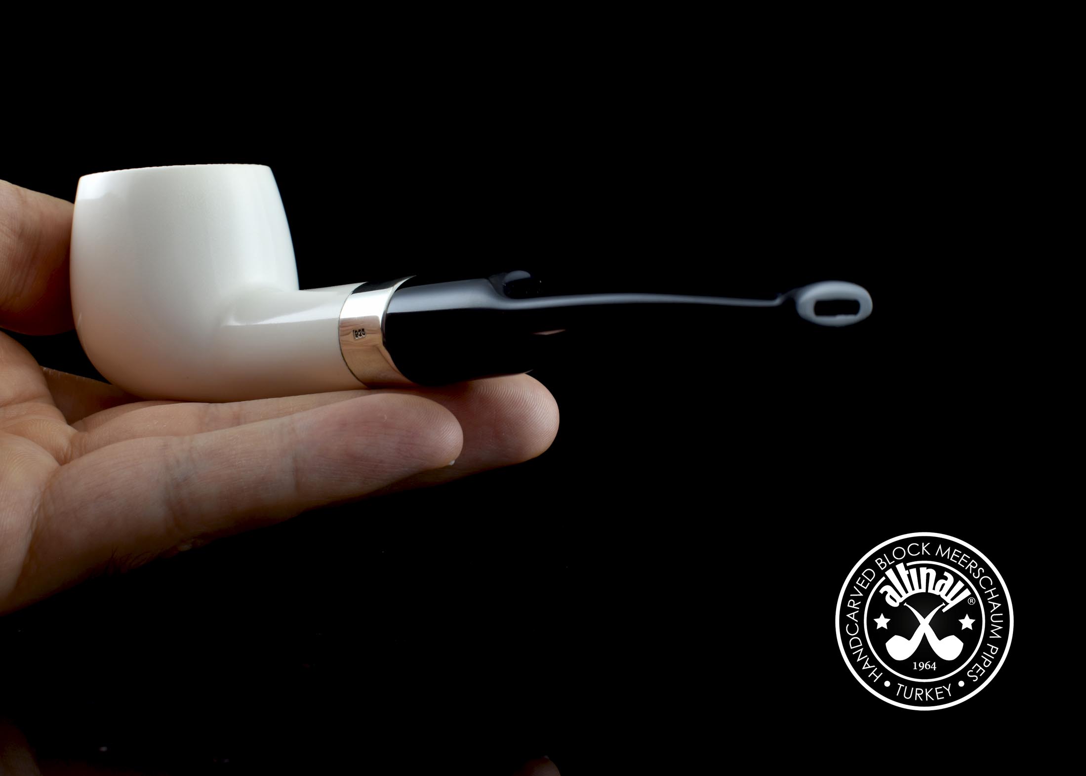 altinay-classic-pot-50192-meerschaumpfeife-silberring image 5